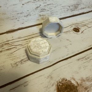 3 Slot Velvet Ring Box